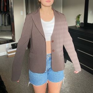 New York & Company Brown Blazer